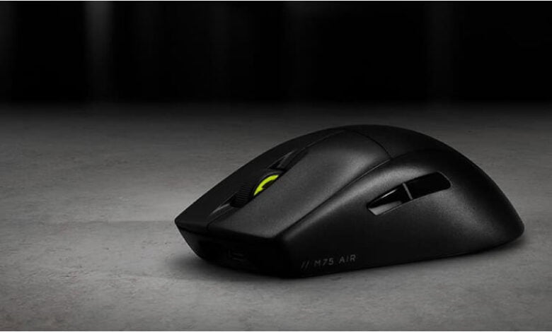The Corsair M75 Air Wireless game mouse can now be bought in China for 1099 Yuan, about $150 9 Corsair-M75-Air-Wireless-Mouse